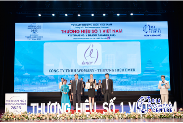 ÉMER - Thương hiệu quần nguyệt san xuất sắc chiến thắng giải Vàng “Thương Hiệu Số 1 Việt Nam 2023”